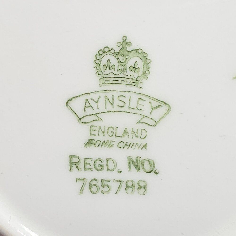 Aynsley Teacup and Saucer Pink Roses - Picture 8 of 10